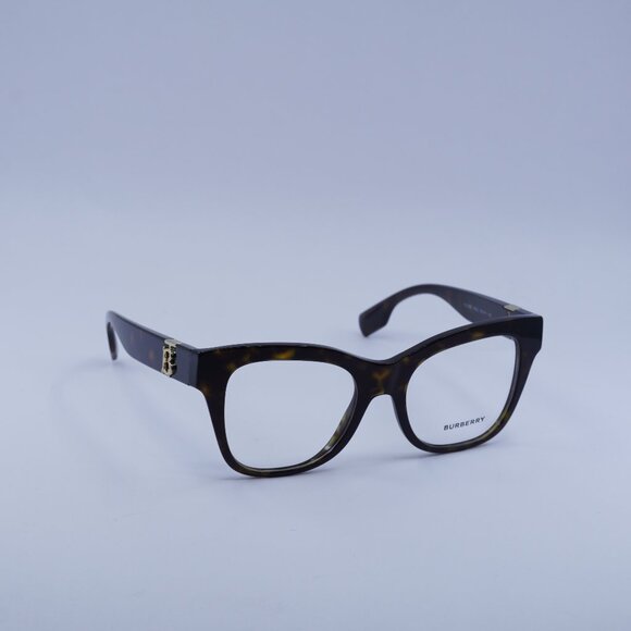 Burberry BE2388 3002 Eyeglasses Dark Havana 50mm Square Frame - Picture 1 of 11